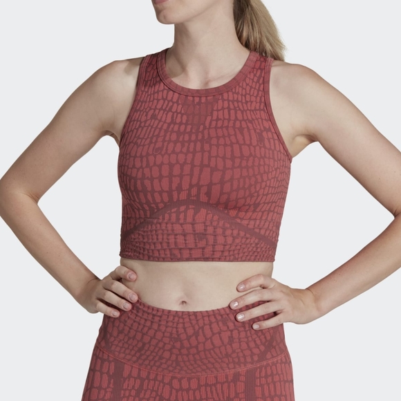 NWT Adidas Burgundy/Wonder Red FORMOTION Sculpt Texturized Light Support Bra S - Picture 1 of 8